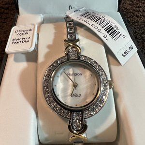 Armitron Ladies Watch Two-tone with Swarovski crystals